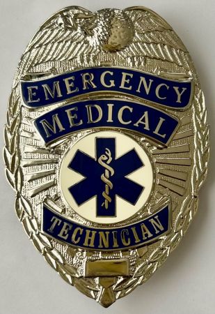 Basic "EMT" Shirt Badge